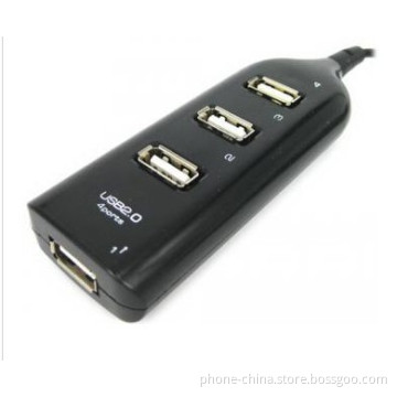 Mini 4 Ports USB 2.0 Network Hub Full Speed up to 480 Mbps